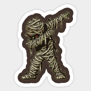 Dabbing Mummy Sticker